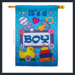 New Baby House Banner Flags