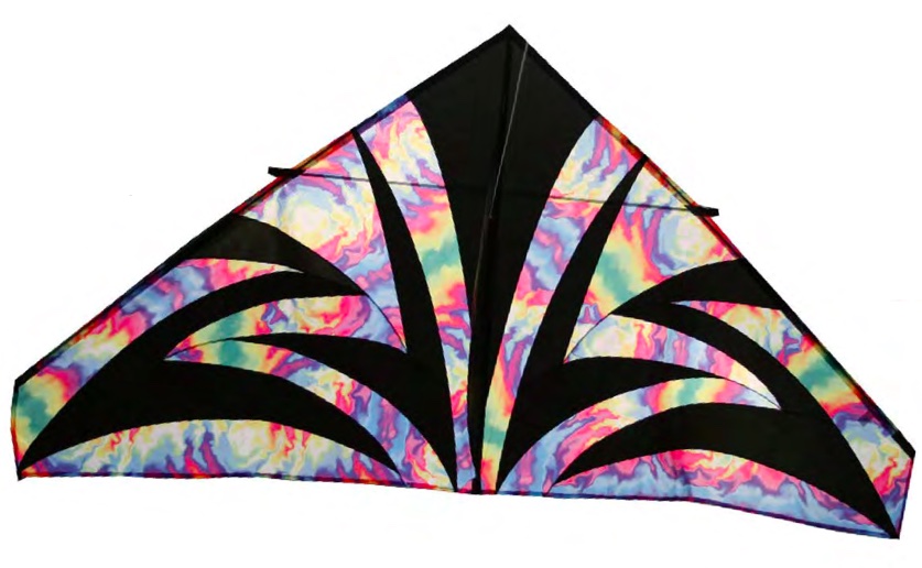 7′ TieDye Delta Kite Klig's Kites