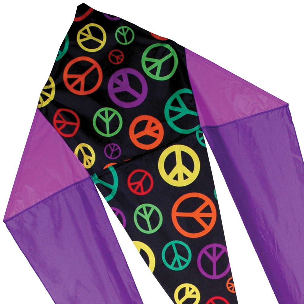45 in. Flotail Kite Peace Signs Klig's Kites